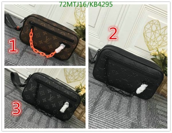 Louis Vuitton AAA+ Replica Virgil Abloh Volga Pochette  KB42955439751