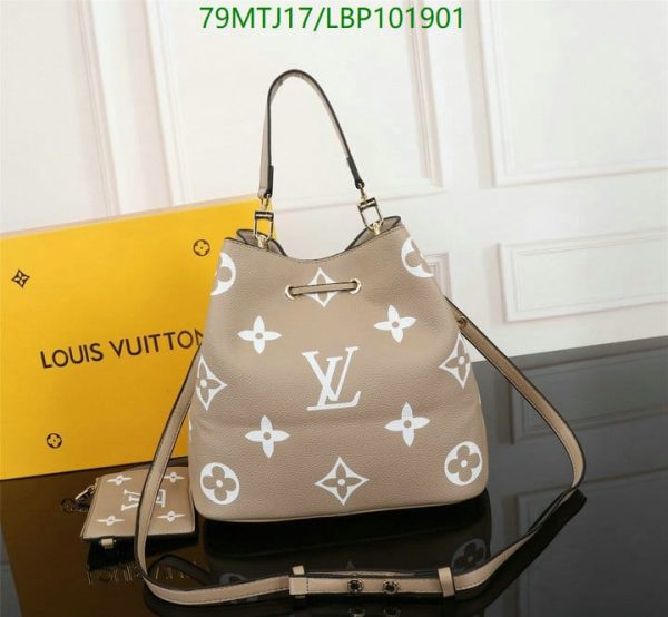 Louis Vuitton AAA+Replica NeoNoe Pouch Bicolor Monogram Empreinte Giant  LBP1019042748