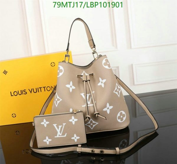 Louis Vuitton AAA+Replica NeoNoe Pouch Bicolor Monogram Empreinte Giant  LBP1019042748