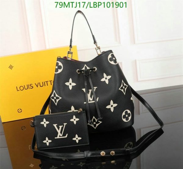 Louis Vuitton AAA+Replica NeoNoe Pouch Bicolor Monogram Empreinte Giant  LBP1019042748