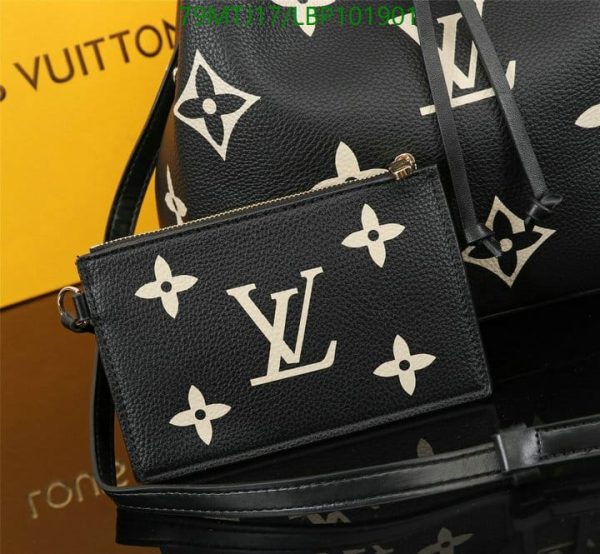 Louis Vuitton AAA+Replica NeoNoe Pouch Bicolor Monogram Empreinte Giant  LBP1019042748