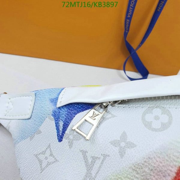 Louis Vuitton AAA+Replica Watercolor Discovery PM Bumbag KB38973256476