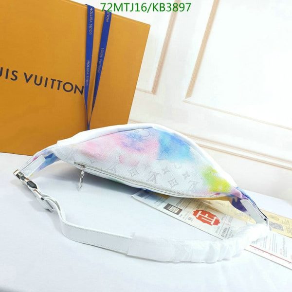 Louis Vuitton AAA+Replica Watercolor Discovery PM Bumbag KB38973256476