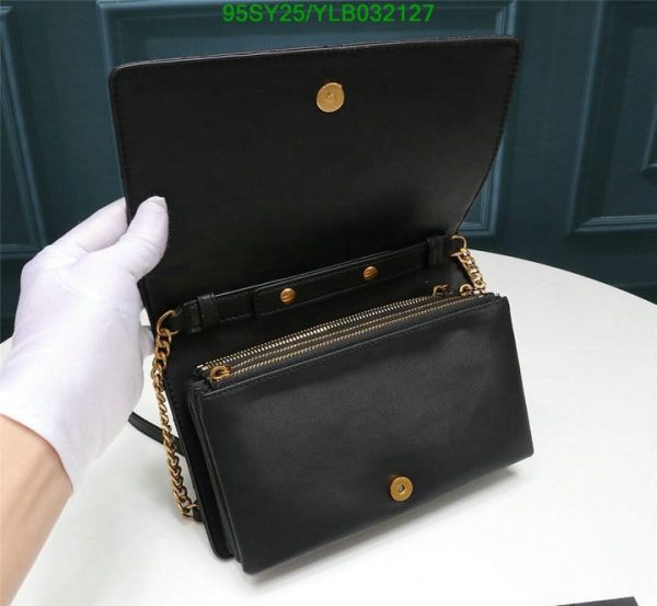 YSL AAA+ Replica Angie Gold Chain 2 Way Crossbody Bag YLB0321271239