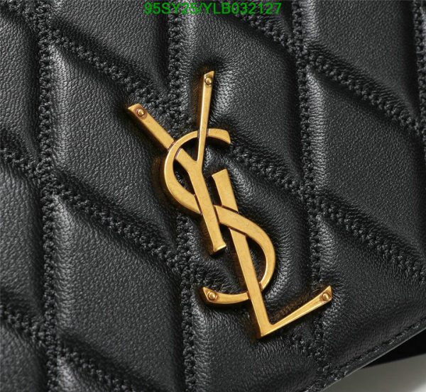 YSL AAA+ Replica Angie Gold Chain 2 Way Crossbody Bag YLB0321271239