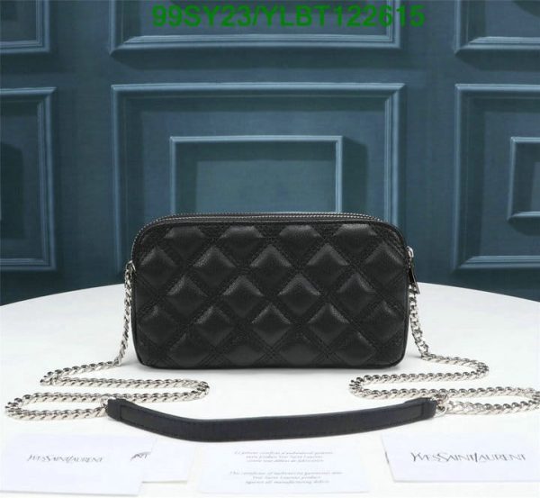 YSL AAA+ Replica Becky Wrinkled Leather Matelasse Mini Bag YLBT122615148