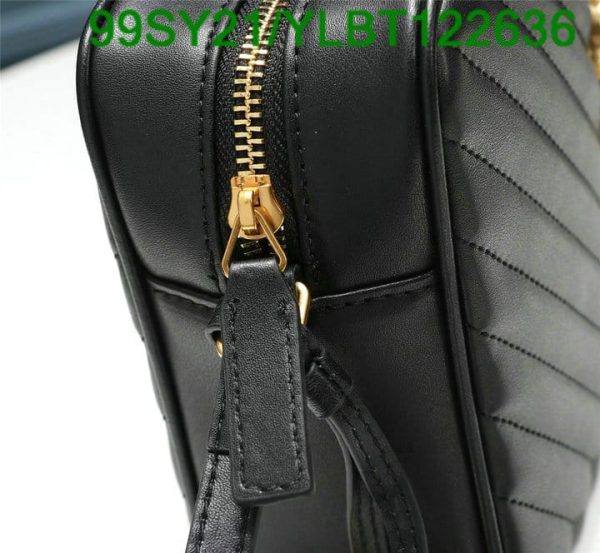 YSL AAA+ Replica CAMERA BAG BLACK/BLACK YLBT122636503