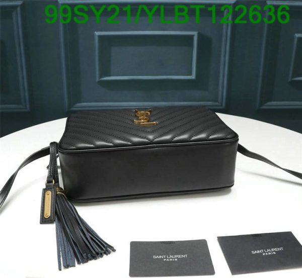 YSL AAA+ Replica CAMERA BAG BLACK/BLACK YLBT122636503