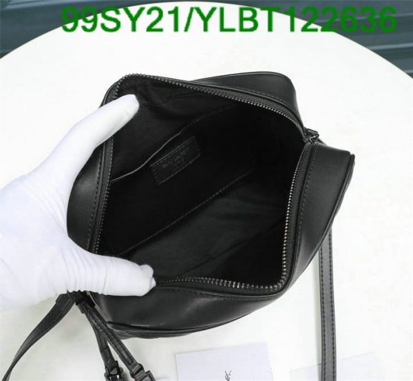 YSL AAA+ Replica CAMERA BAG BLACK/BLACK YLBT122636503