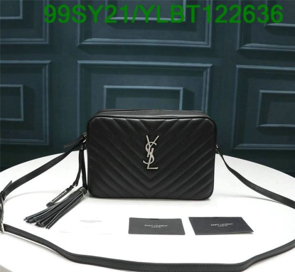 YSL AAA+ Replica CAMERA BAG BLACK/BLACK YLBT122636503