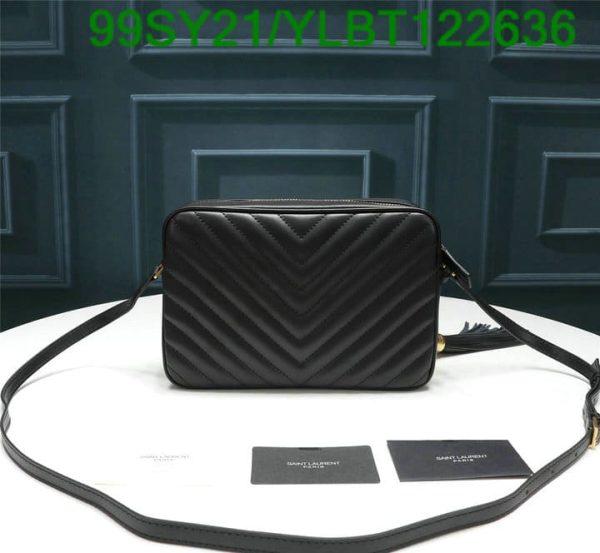 YSL AAA+ Replica CAMERA BAG BLACK/BLACK YLBT122636503