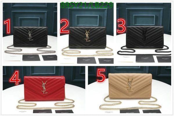 YSL AAA+ Replica CHAIN WALLET LB22915321456