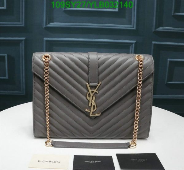 YSL AAA+ Replica Caviar College Envelope Bag YLB0321402147