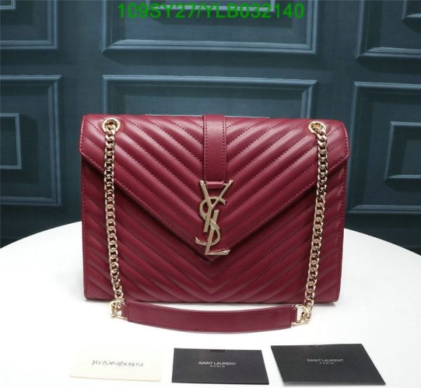 YSL AAA+ Replica Caviar College Envelope Bag YLB0321402147