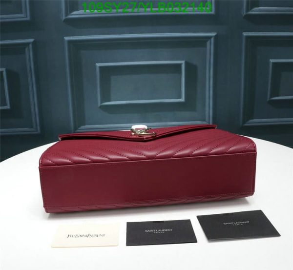 YSL AAA+ Replica Caviar College Envelope Bag YLB0321402147