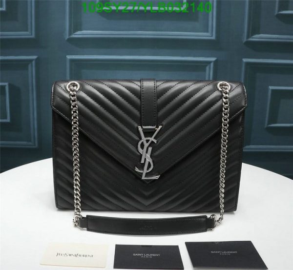 YSL AAA+ Replica Caviar College Envelope Bag YLB0321402147