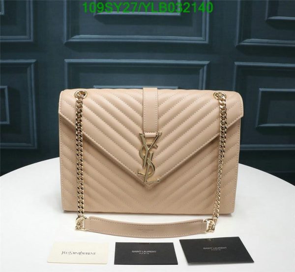 YSL AAA+ Replica Caviar College Envelope Bag YLB0321402147