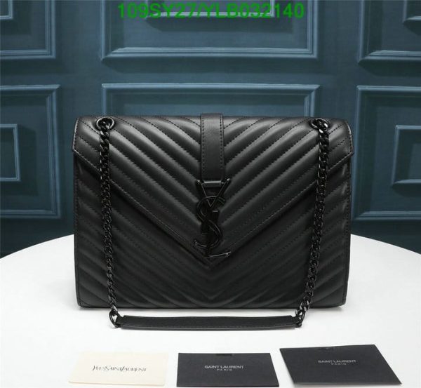 YSL AAA+ Replica Caviar College Envelope Bag YLB0321402147