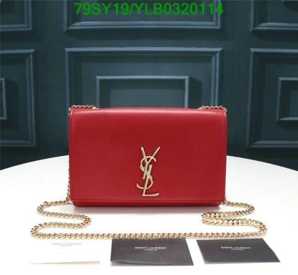 YSL AAA+ Replica Grosgrain Interior Shoulder Bag YLB0320114125