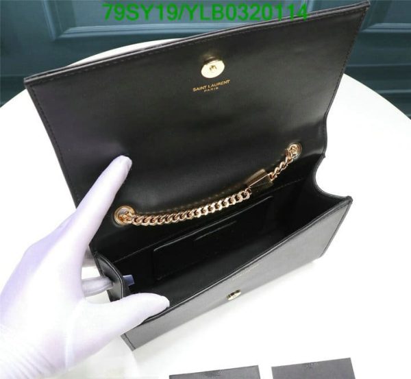 YSL AAA+ Replica Grosgrain Interior Shoulder Bag YLB0320114125