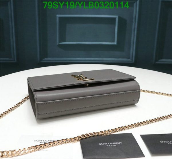 YSL AAA+ Replica Grosgrain Interior Shoulder Bag YLB0320114125