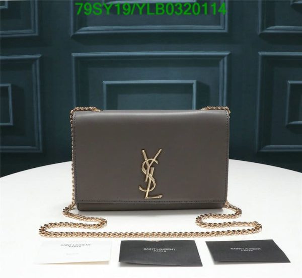 YSL AAA+ Replica Grosgrain Interior Shoulder Bag YLB0320114125