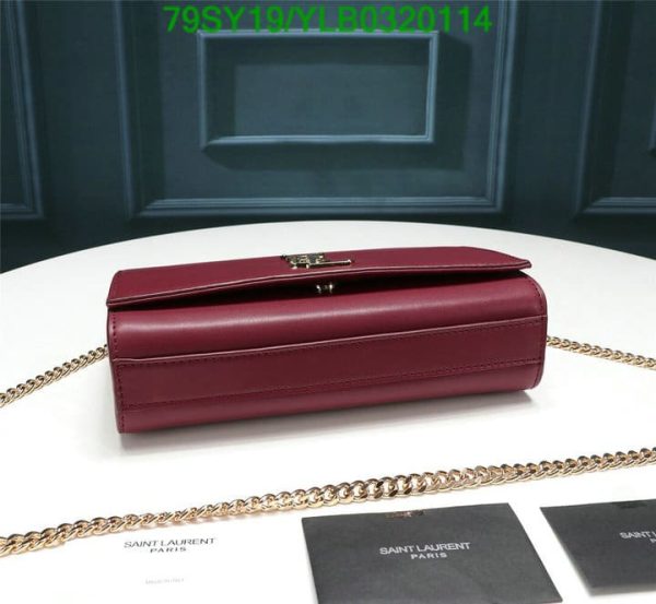 YSL AAA+ Replica Grosgrain Interior Shoulder Bag YLB0320114125