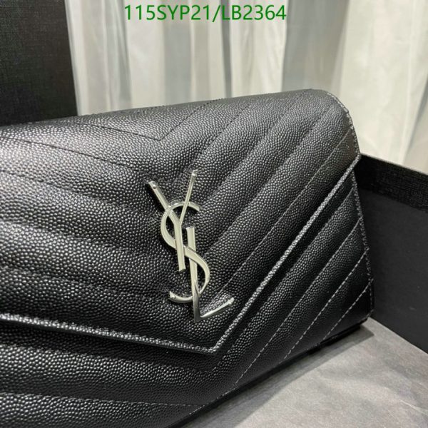 YSL AAA+ Replica Laurent Envelope Flap Wallet LB23642878654