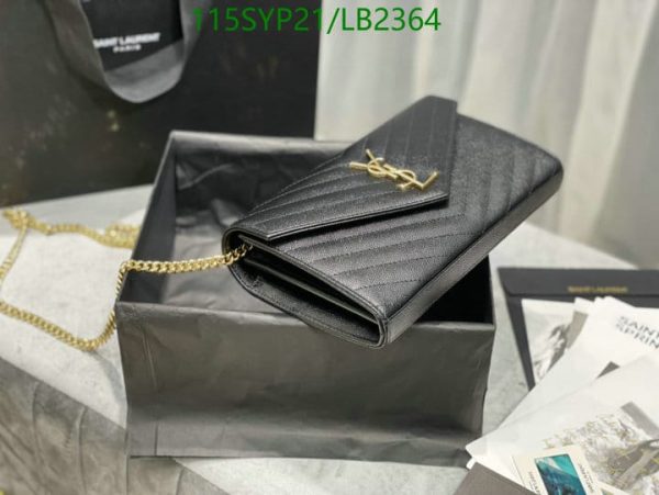 YSL AAA+ Replica Laurent Envelope Flap Wallet LB23642878654