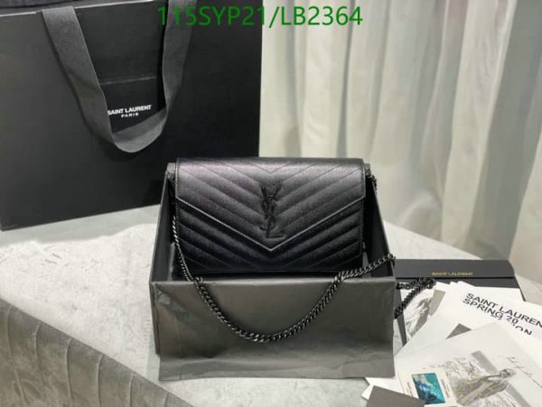 YSL AAA+ Replica Laurent Envelope Flap Wallet LB23642878654