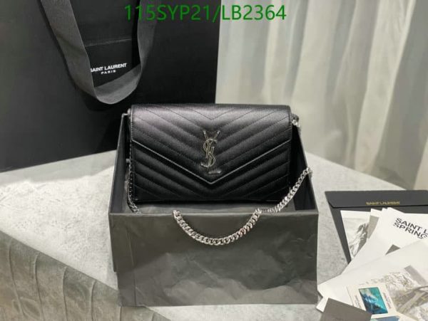 YSL AAA+ Replica Laurent Envelope Flap Wallet LB23642878654