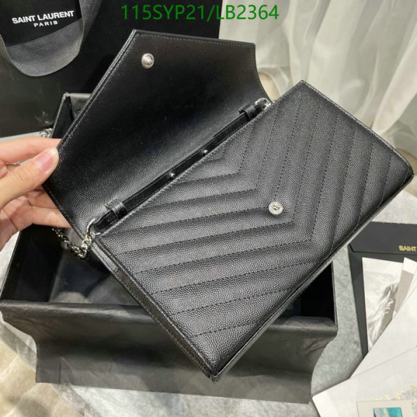 YSL AAA+ Replica Laurent Envelope Flap Wallet LB23642878654