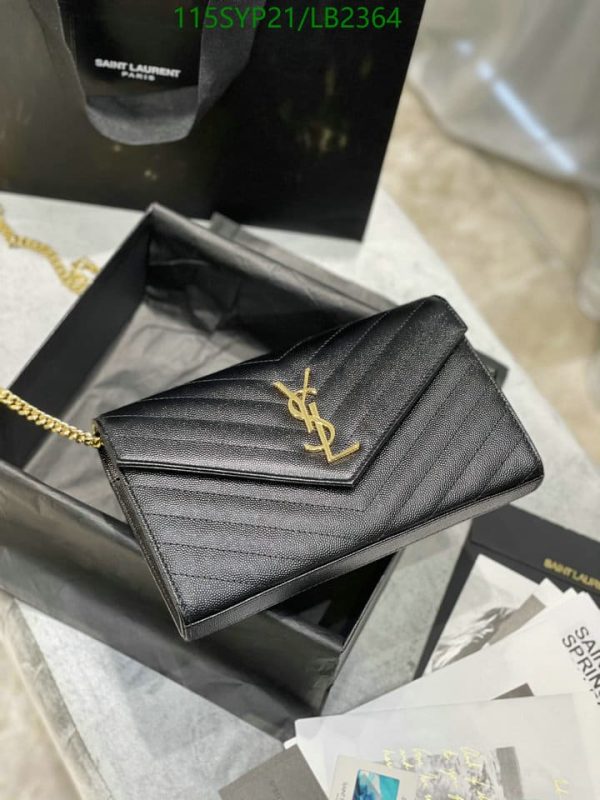 YSL AAA+ Replica Laurent Envelope Flap Wallet LB23642878654