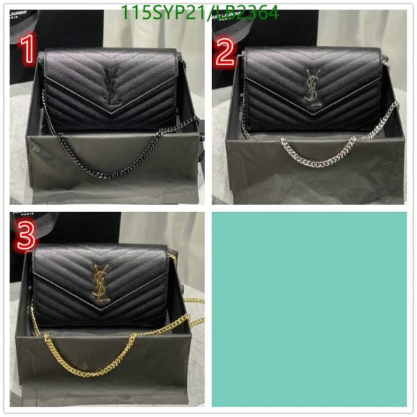 YSL AAA+ Replica Laurent Envelope Flap Wallet LB23642878654