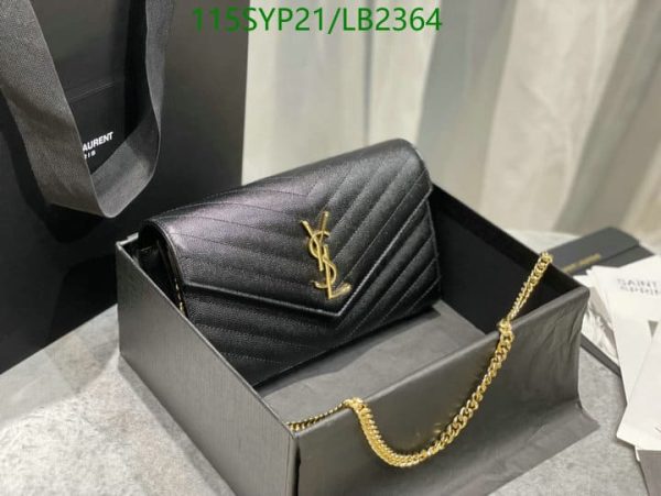 YSL AAA+ Replica Laurent Envelope Flap Wallet LB23642878654