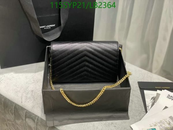 YSL AAA+ Replica Laurent Envelope Flap Wallet LB23642878654