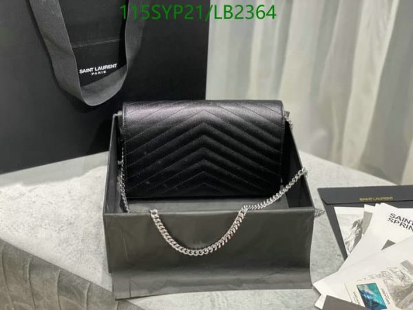 YSL AAA+ Replica Laurent Envelope Flap Wallet LB23642878654