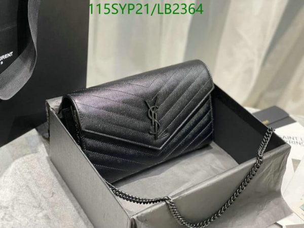 YSL AAA+ Replica Laurent Envelope Flap Wallet LB23642878654