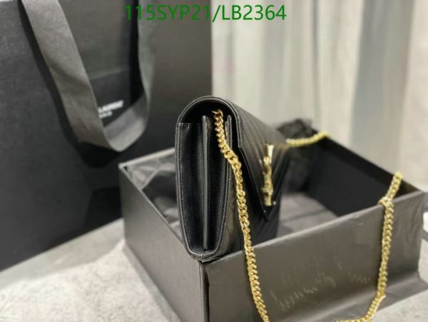 YSL AAA+ Replica Laurent Envelope Flap Wallet LB23642878654