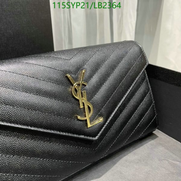 YSL AAA+ Replica Laurent Envelope Flap Wallet LB23642878654