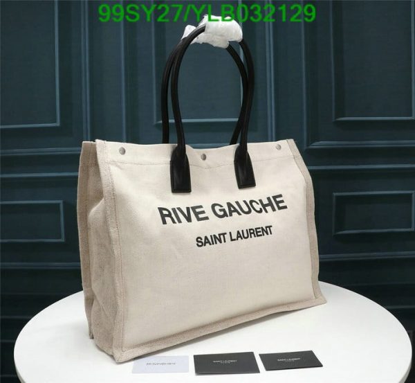 YSL AAA+ Replica Logo Print Tote Bag YLB0321292598