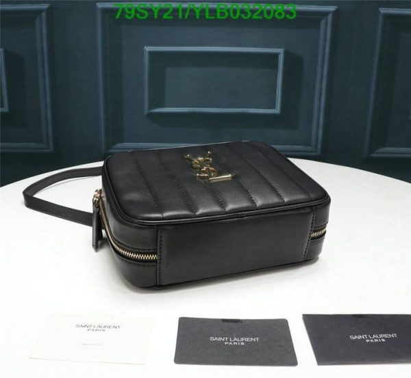 YSL AAA+ Replica Lou leather camera bag YLB0320831257