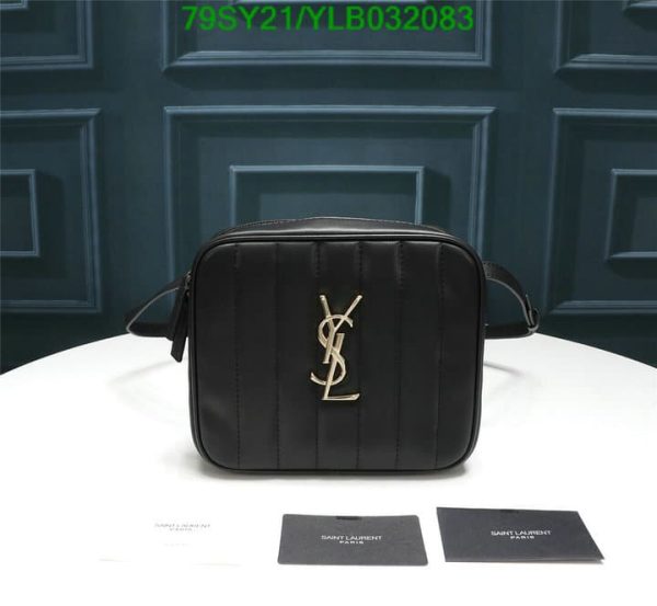 YSL AAA+ Replica Lou leather camera bag YLB0320831257