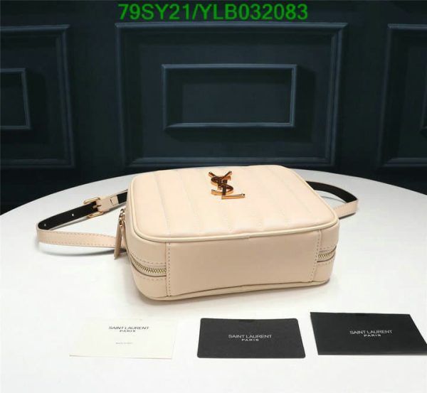 YSL AAA+ Replica Lou leather camera bag YLB0320831257