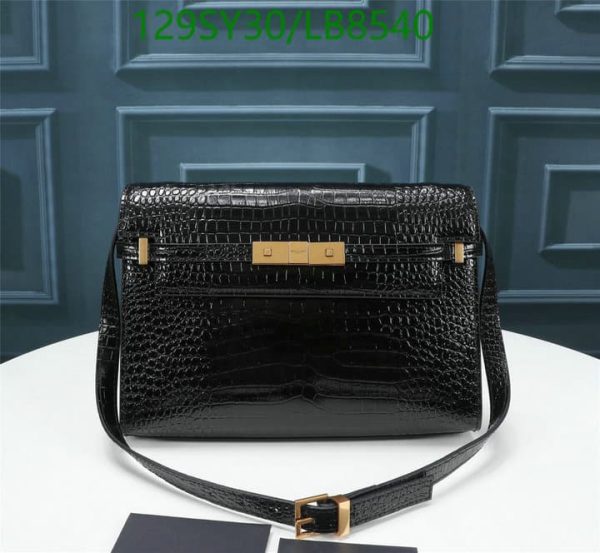 YSL AAA+ Replica Manhattan embossed shoulder bag LB85401931245