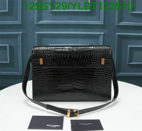 YSL AAA+ Replica Manhattan embossed shoulder bag YLBT122610125