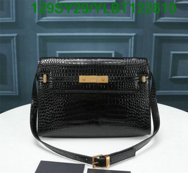 YSL AAA+ Replica Manhattan embossed shoulder bag YLBT122610125