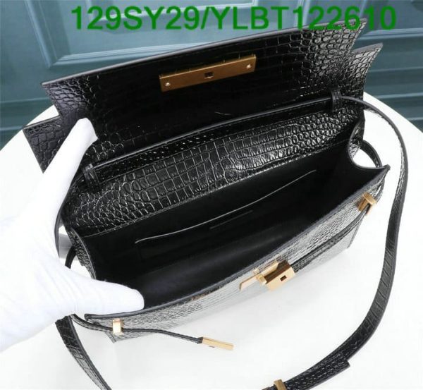 YSL AAA+ Replica Manhattan embossed shoulder bag YLBT122610125