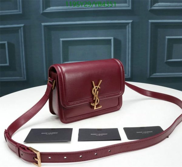 YSL AAA+ Replica Medium Solferino Satchel Rouge Bag YB43512369874