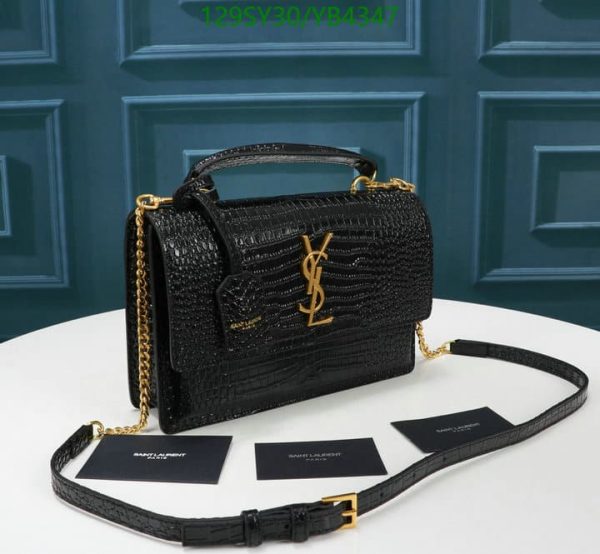 YSL AAA+ Replica Medium Sunset Shoulder Bag YB43472369874